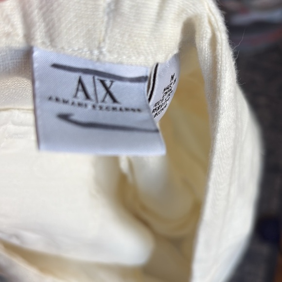 AX Armani Exchange Linen Wide Leg Pants M - Picture 6 of 9